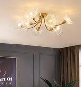 Kalin Flower Glass Ceiling Lamp